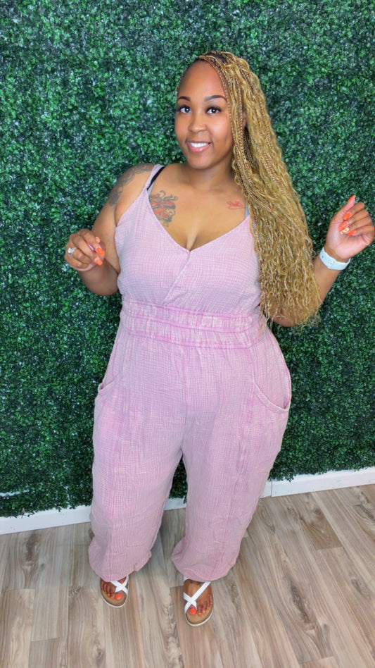 Blush Breeze Jumpsuit