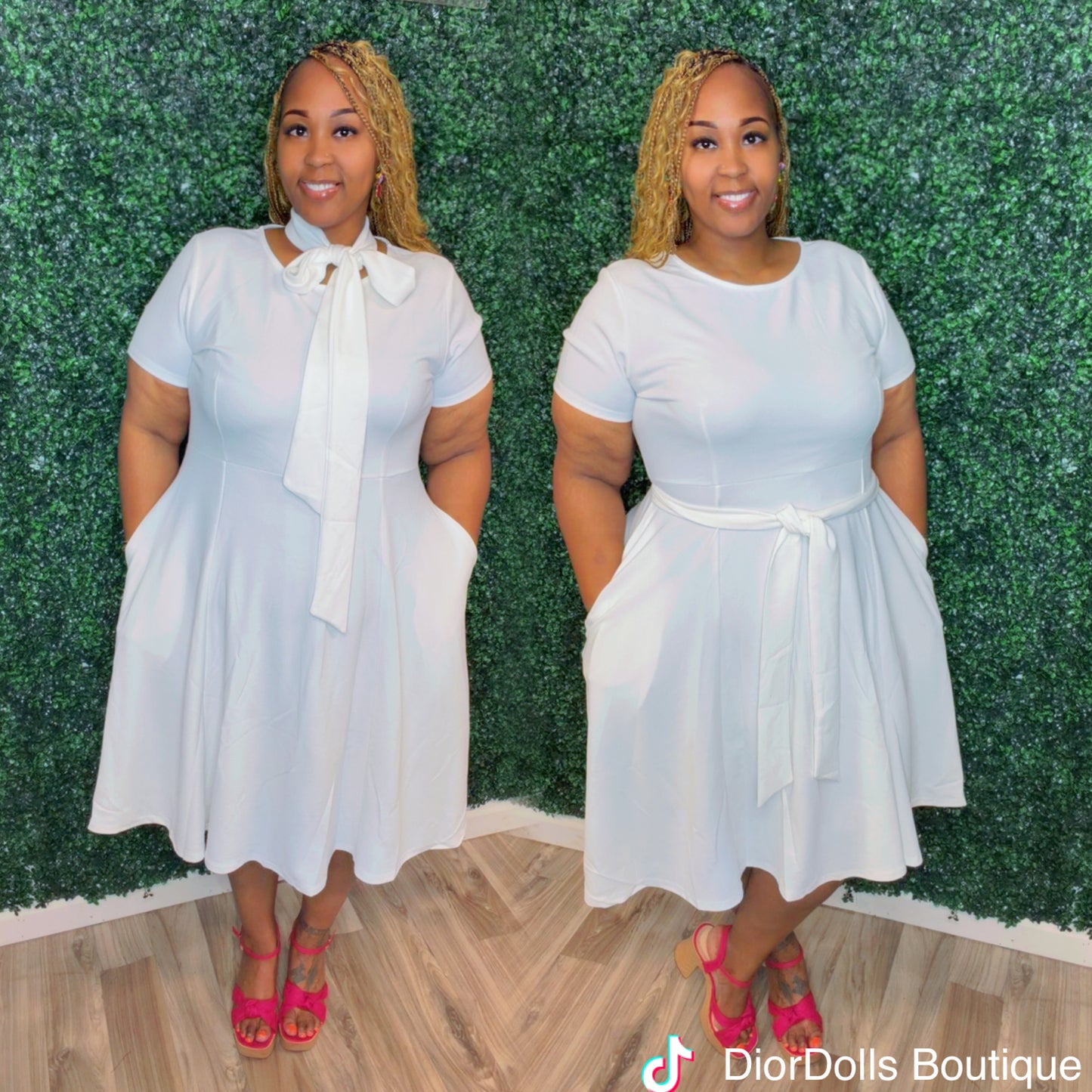 Gracefully Yours Midi Dress