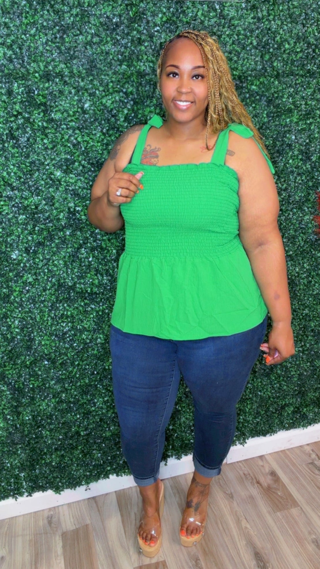 Envy Green Top