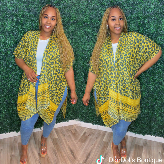 Sunshine Safari Kimono