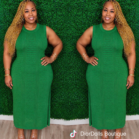 Emerald Envy Cover Dress