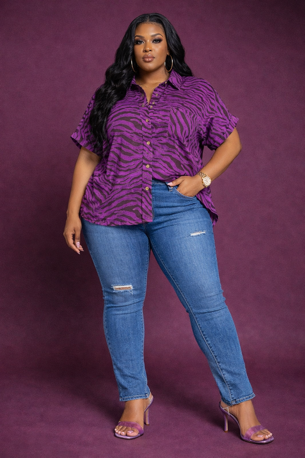 Zani's Printed Top