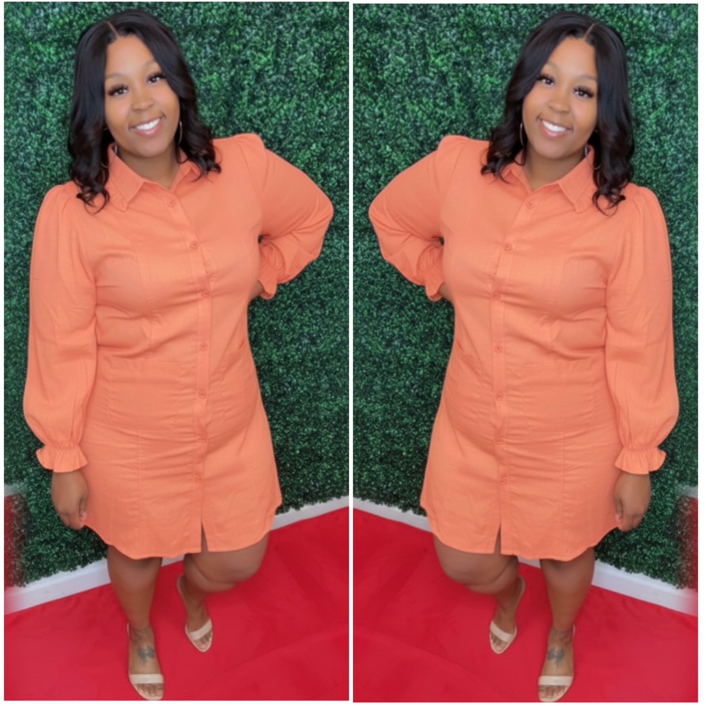 Tia's Linen Dress