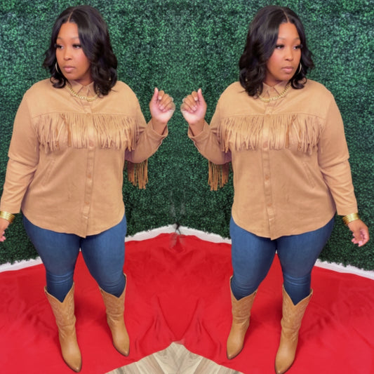 Fringe Shacket